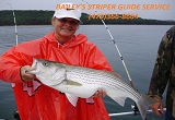 Striper fishing guide service